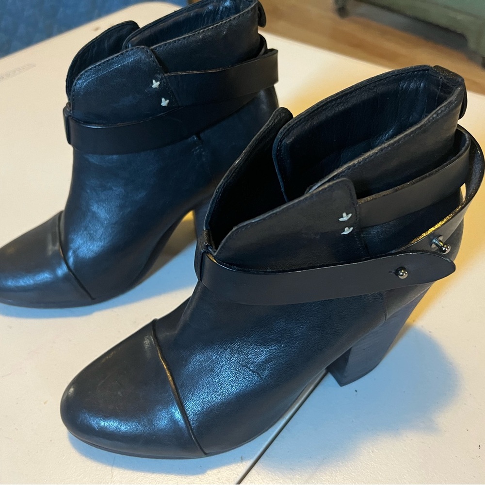 Rag and bone leather ankle boots